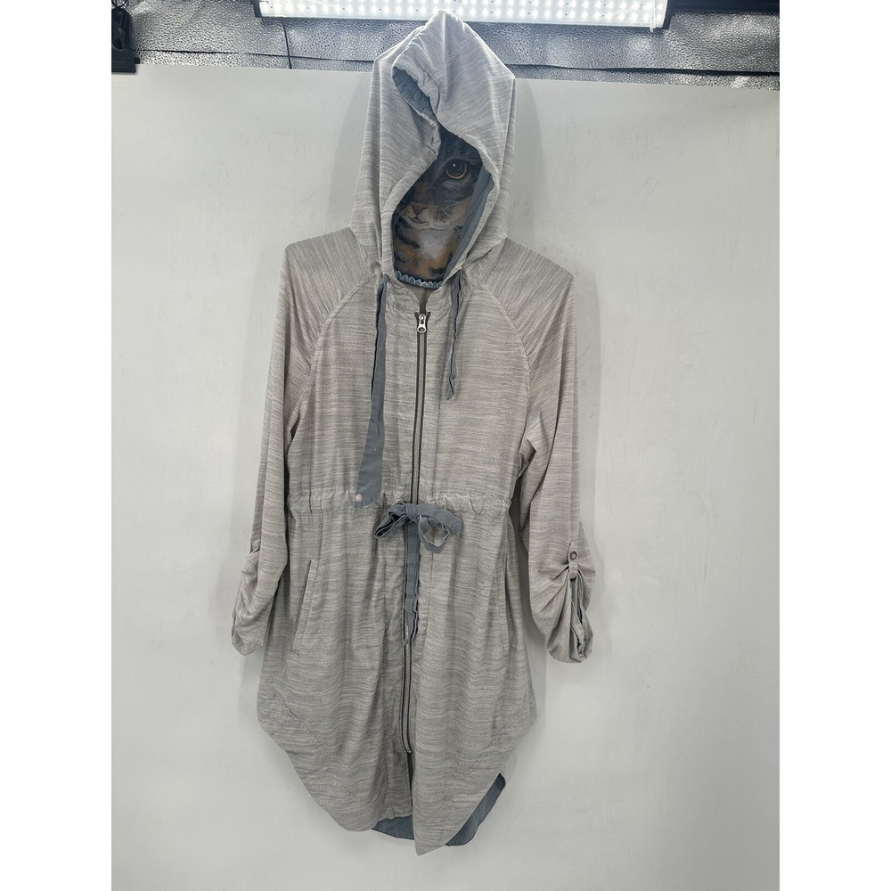 Lululemon Vitality Jacket Hoodie Women's Heather Gray Size 6 Swift Zip Up